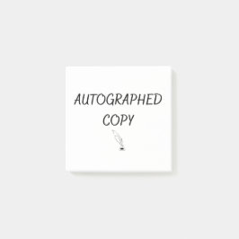 オートグラフコピー ポストイット