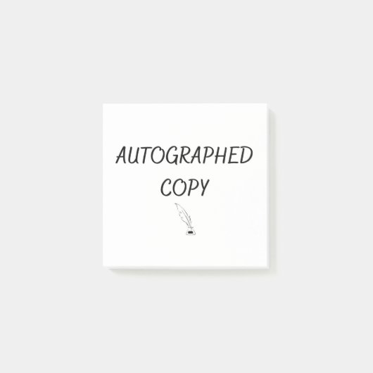 オートグラフコピー ポストイット (正面)