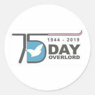 オートコランツD-Dayオーバーロードノルマンディ1944年~2019年 ラウンドシール