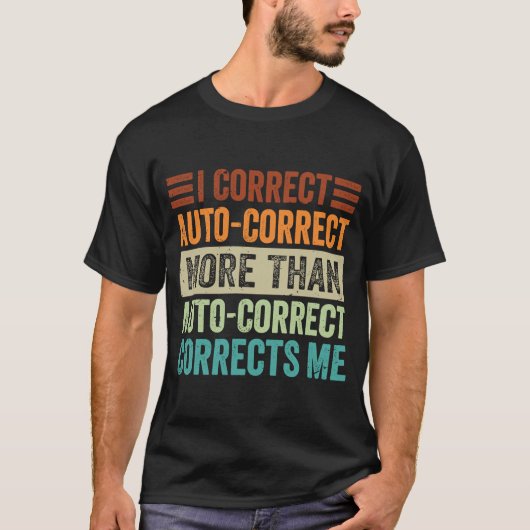 オートコレクトよりもオートコレクトを行う Tシャツ (正面)