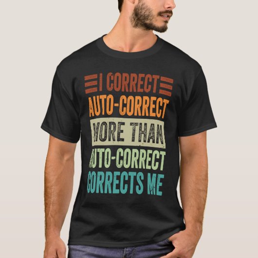 オートコレクトよりもオートコレクトを行う Tシャツ (正面)