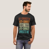 オートコレクトよりもオートコレクトを行う Tシャツ (正面フル)