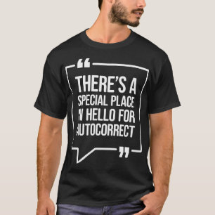 オートコレクトFuのためにハローに特別な場所がある Tシャツ