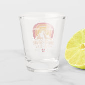 オートサボイフランスレトロサンセットスキーおみやげ ショットグラス (裏面)