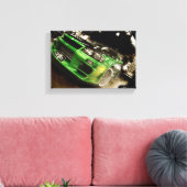 オートサロンスカイラインR34 キャンバスプリント (インサイチュ (リビング))