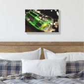 オートサロンスカイラインR34 キャンバスプリント (インサイチュ (寝室))