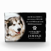 オートスタイリッシュモダントリビュートペットの記憶 フォトブロック (正面)