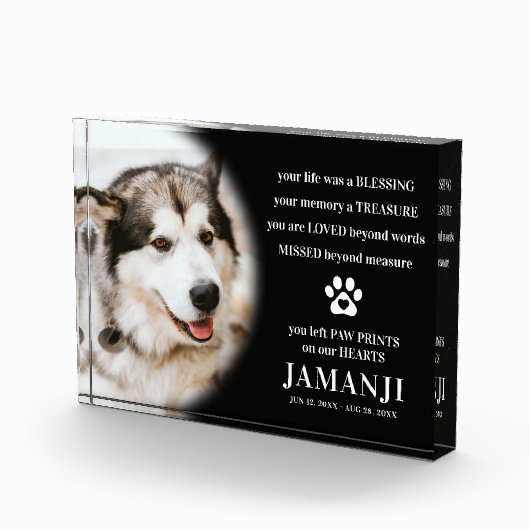 オートスタイリッシュモダントリビュートペットの記憶 フォトブロック (右)