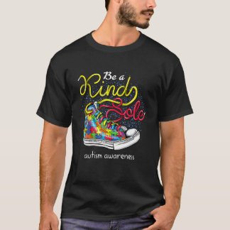 オートズム啓発パズル シューズ Be A Kind Sole Tシャツ
