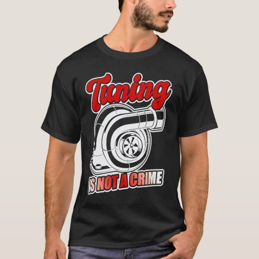 オートチューナーの服装 自動車整備士 レーシングカーチューニング Tシャツ (正面)