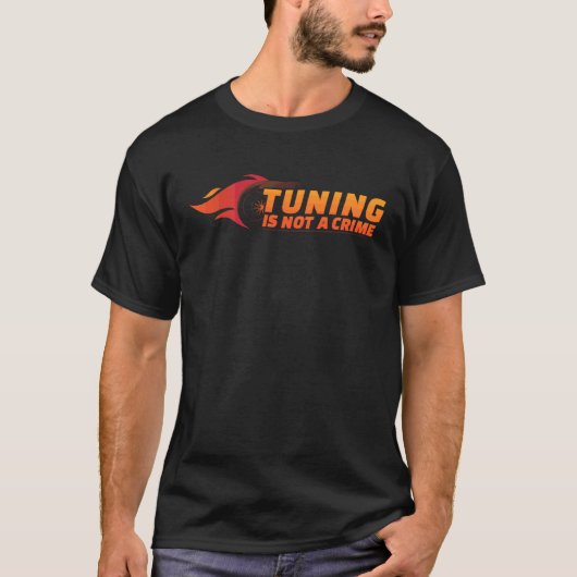 オートチューナーの服装 自動車整備士 レーシングカー チューニング Tシャツ (正面)