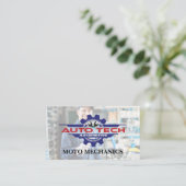 オートテック | 自発者 名刺 (スタンド正面)