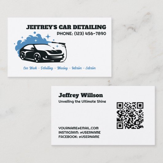 オートディテカスタムータQR 名刺 (正面/裏面)