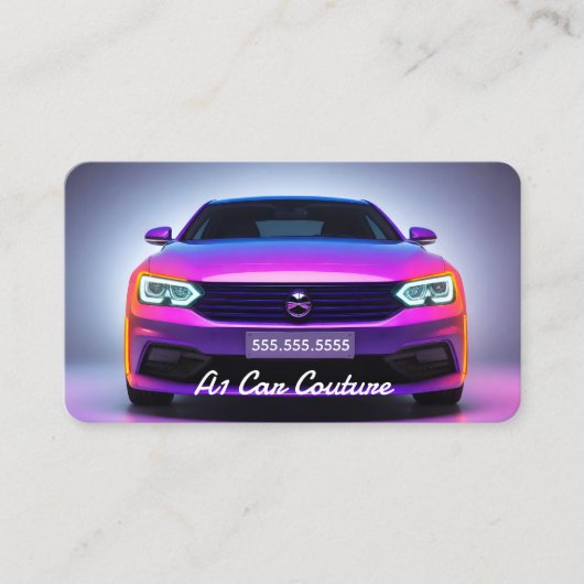 🔝オートディテカスタムータQR 名刺 (正面)