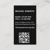 オートディテリングプロフェッショナル洗車赤いクリーニング 名刺 (裏面)