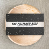 オートディテリングプロフェッショナル車の洗浄水滴 名刺