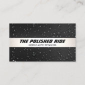 オートディテリングプロフェッショナル車の洗浄水滴 名刺 (正面)