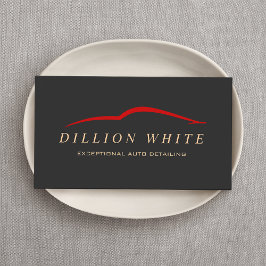 オートディテリング、洗車車の機 名刺