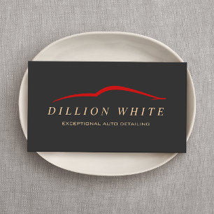 オートディテリング、洗車車の機 名刺