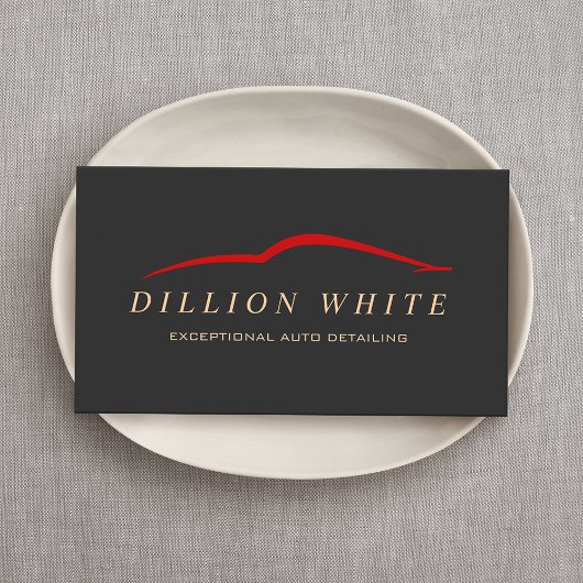 オートディテリング、洗車車の機 名刺