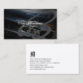 オートディテールモノグラムブラックカー車の 名刺 (正面/裏面)