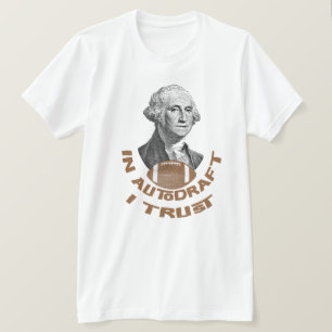 オートドラフトでは、私はフットボールおもしろいファンタジーリーグを Tシャツ