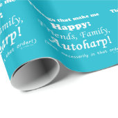 オートハープが私を幸せにする ラッピングペーパー (ロールコーナー)