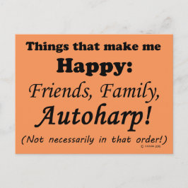 オートハープで幸せになる ポストカード
