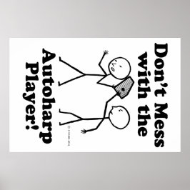 オートハープのプレイヤーを混乱させないようにする ポスター