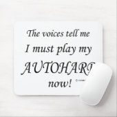 オートハープの声が言う必要遊あり マウスパッド (マウス)