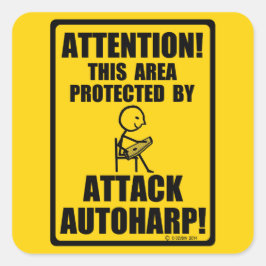 オートハープを攻撃 スクエアシール