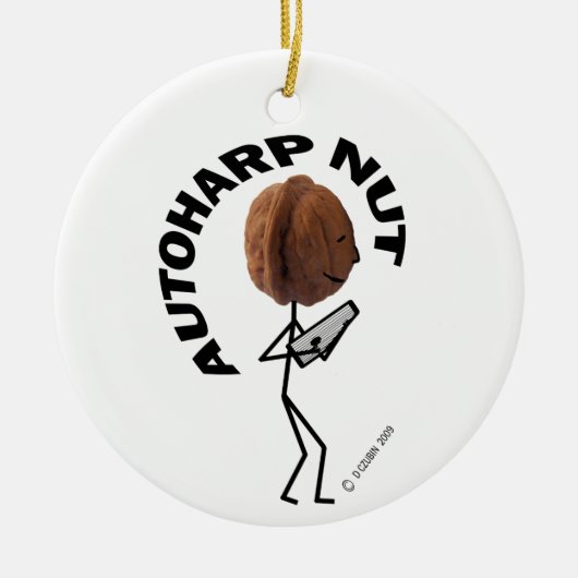 オートハープナット！ セラミックオーナメント (正面)