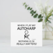 オートハープ以外に何も重要ではない ポストカード (スタンド正面)