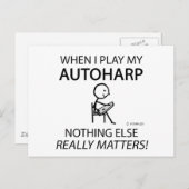 オートハープ以外に何も重要ではない ポストカード (正面/裏面)