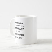 オートハープ最も重要な楽器 コーヒーマグカップ (正面左)