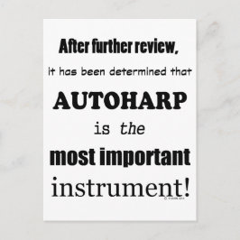 オートハープ最も重要な楽器 ポストカード