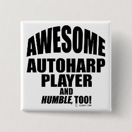 オートハープ素晴らしプレーヤー 缶バッジ