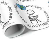 オートハープ – ワールドリボルブのまわりに ラッピングペーパー (ロールコーナー)