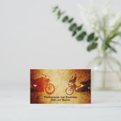 オートバイおよびスクーターの名刺 名刺 (スタンド正面)