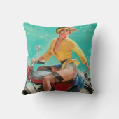 オートバイおよびpinups クッション (裏面)