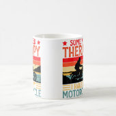 オートバイがあればいい Some Need Therapy I Have My Motorcycle コーヒーマグカップ (中央)