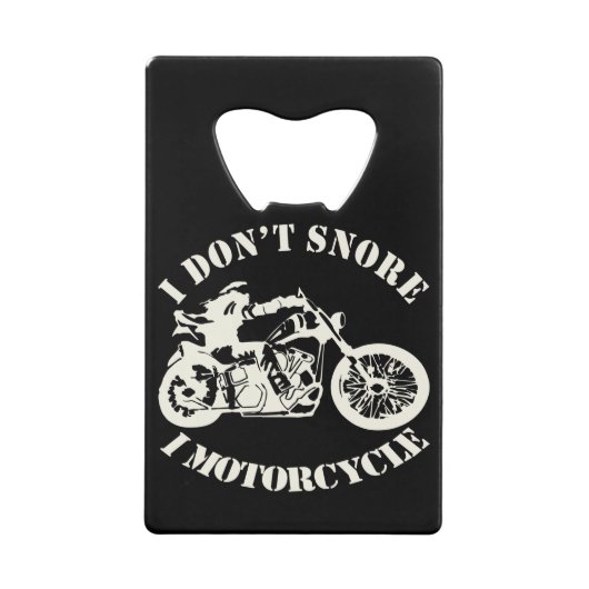 オートバイで言い争ってない# クレジットカード栓抜き (正面)