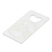 オートバイで言い争ってない# クレジットカード栓抜き (裏面アングル)