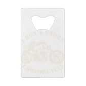 オートバイで言い争ってない# クレジットカード栓抜き (裏面)