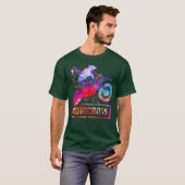 オートバイとモトクロス Tシャツ (正面フル)