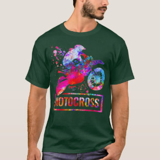 オートバイとモトクロス Tシャツ