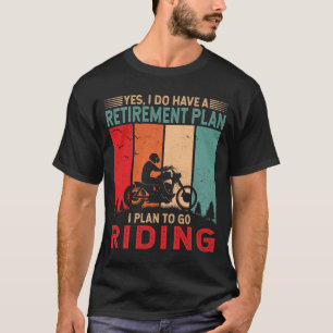 オートバイに乗っておもしろいバイクに行く計画 Tシャツ