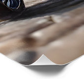 オートバイに乗ってかわいいネズミ ポスター (コーナー)