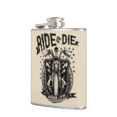 オートバイに乗るか死ぬか フラスク (左)