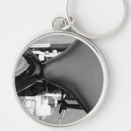 オートバイのオートバイは座席燃料タンクの写真を分けます キーホルダー